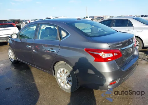 2017 Nissan Sentra Sv из США, поврежденный, VIN 3N1AB7AP2HY346235